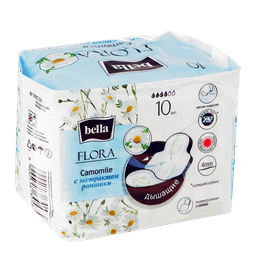 Прокладки "Bella" Flora Ромашка 4 капли №10 (10 шт.упак)