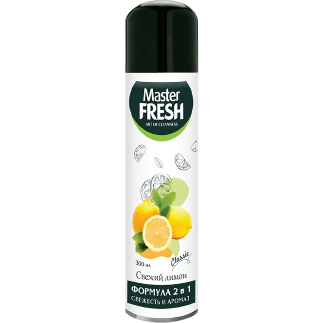 Освежитель воздуха 300 мл "Master FRESH", Свежий лимон