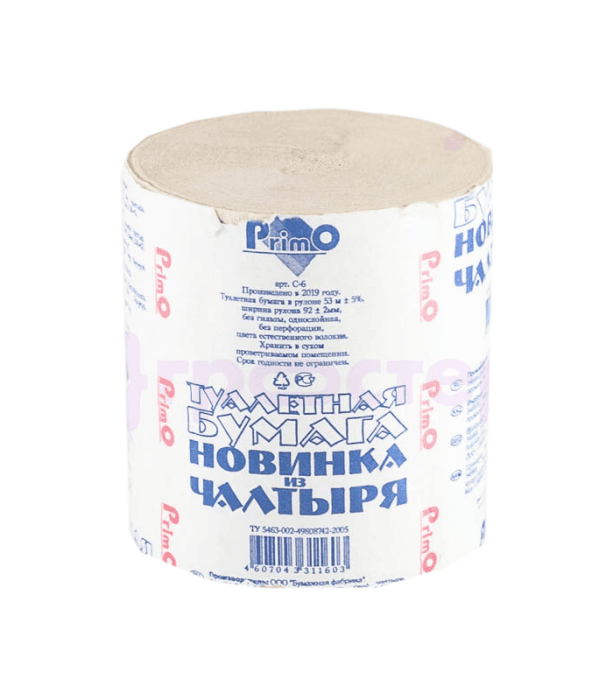 Туалетная бумага 1/однослойная "Новинка из Чалтыря" (48 шт.упак)